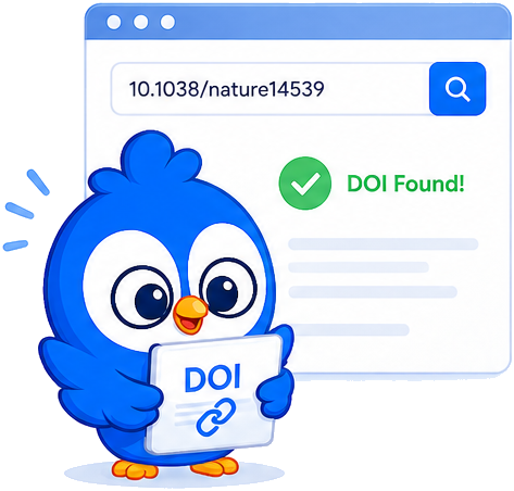 DOI cartoon helper illustration